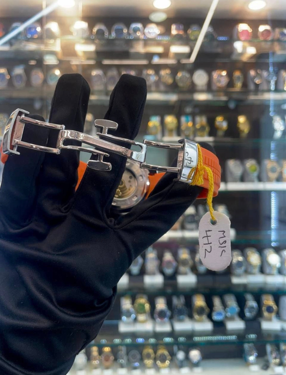 Patek Philippe Aquanaut Chronograph – Orange Rubber Strap