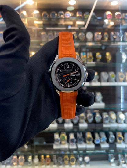 Patek Philippe Aquanaut Chronograph – Orange Rubber Strap