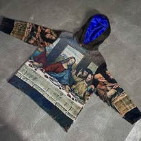 [VERY RARE] Custom Jesus Last Supper Jeans | Rare Finds Fits