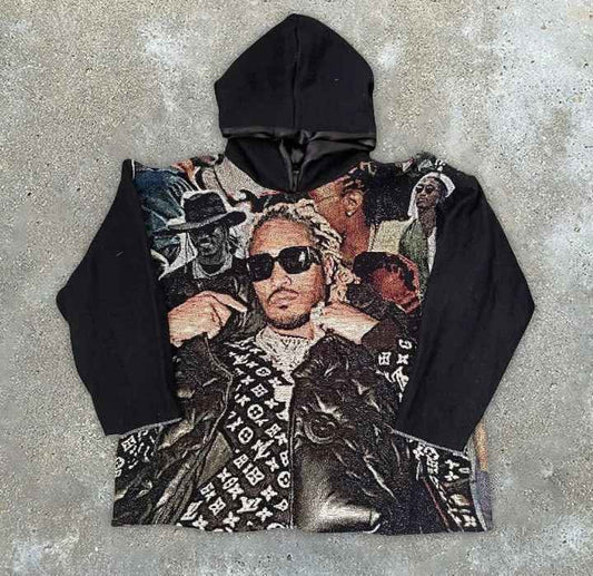 [VERY RARE] Tapestry Future Hendrix Mixtape Pluto Hoodie | Rare Finds Fits