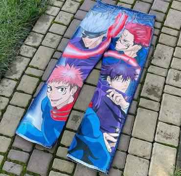 [VERY RARE] Custom Anime JJK Jeans| Rare Finds Fits