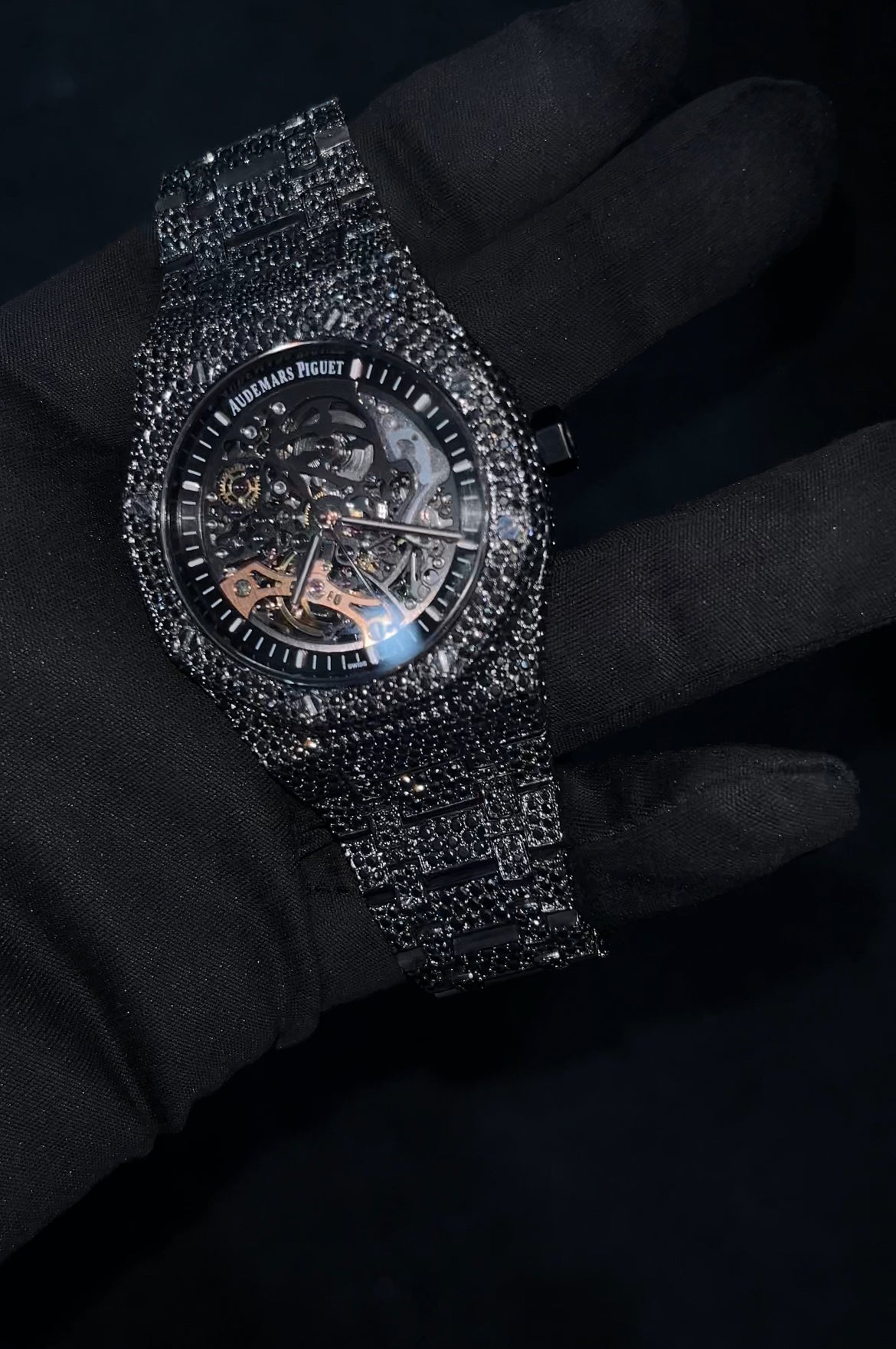 💎⌚️41MM SWISS AP Moissanite Diamond Japanese AP [Diamond Tester Approved] ⌚️💎