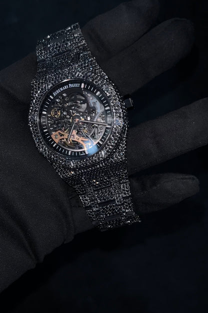 💎⌚️41MM SWISS AP Moissanite Diamond Japanese AP [Diamond Tester Approved] ⌚️💎