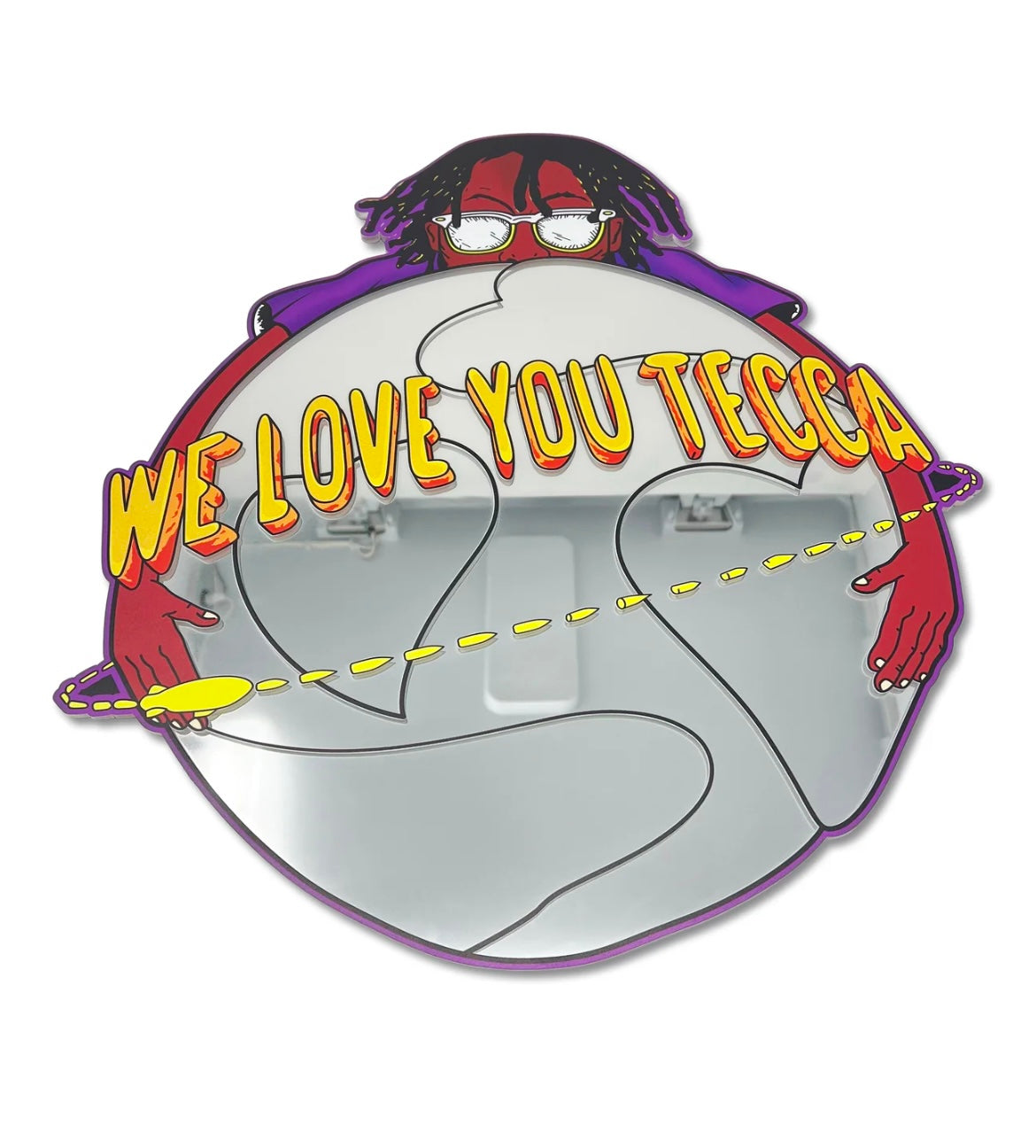 [VERY RARE] We Love You Tecca Mirror | Rare Finds Fits