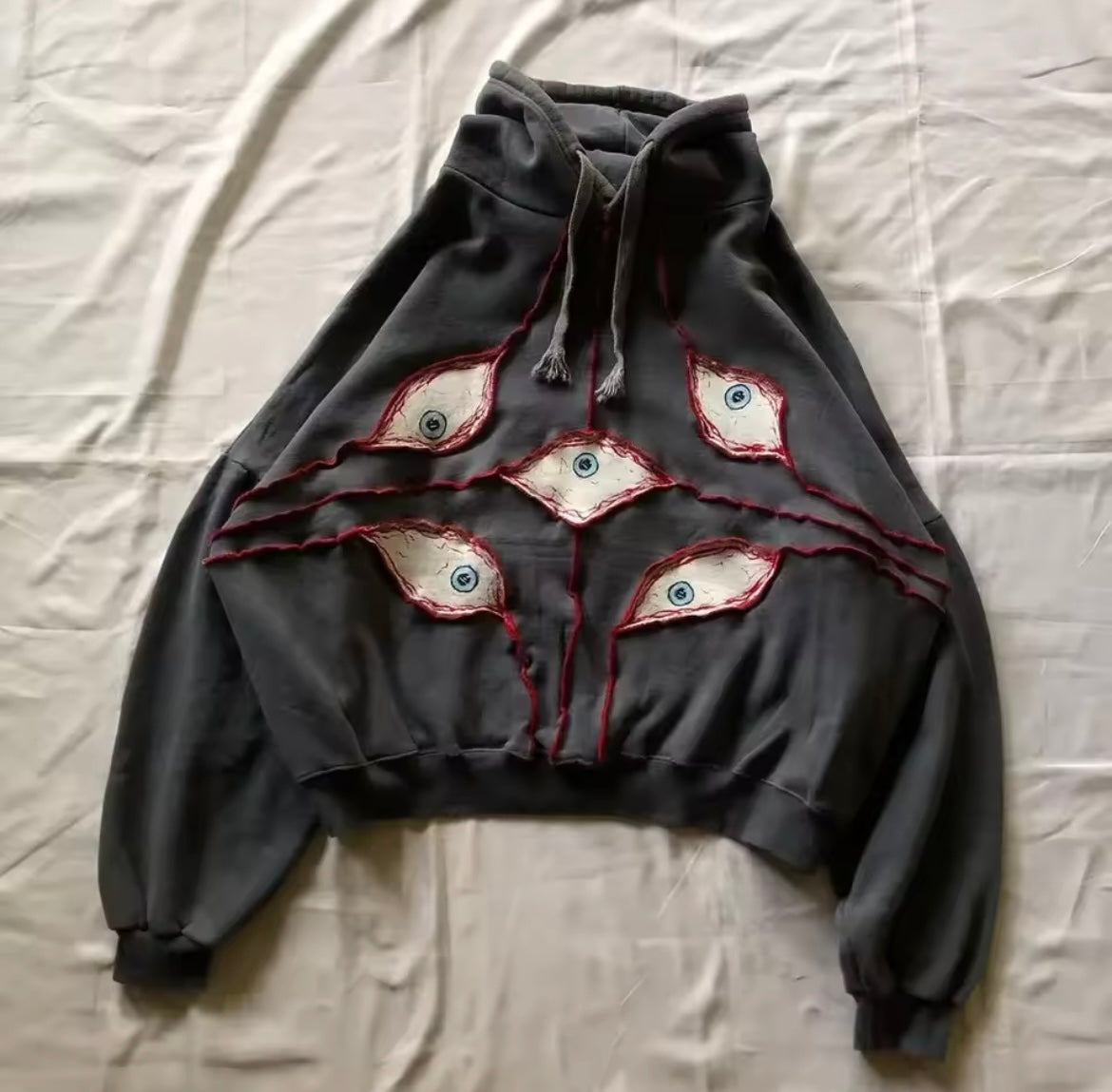 [VERY RARE] Black Eyeball Hoodie | Rare Finds Fits