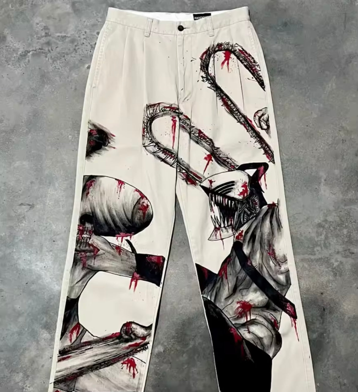 [VERY RARE] Custom Chainsaw Man Pants | Rare Finds Fits