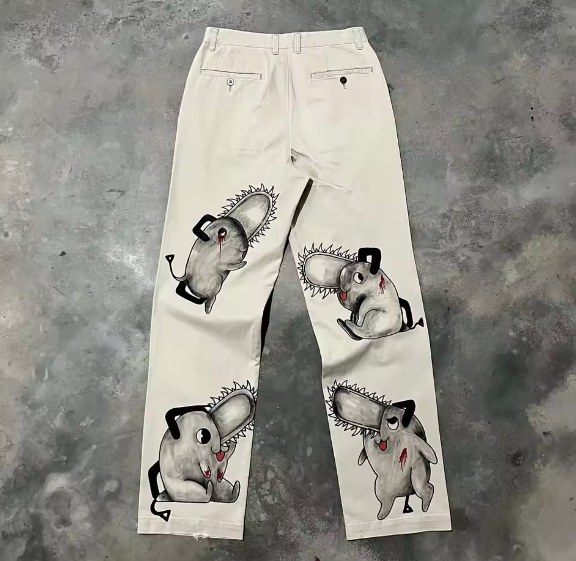 [VERY RARE] Custom Chainsaw Man Pants | Rare Finds Fits