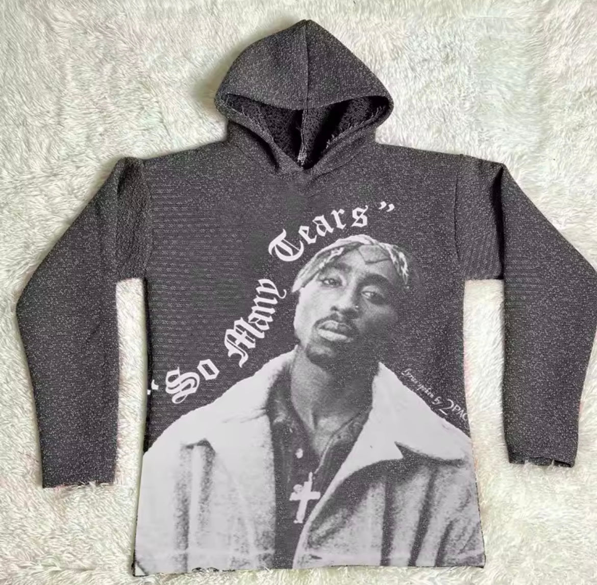 [VERY RARE] Tapestry Tupac "So Many Tears" Hoodie | Rare Finds Fits