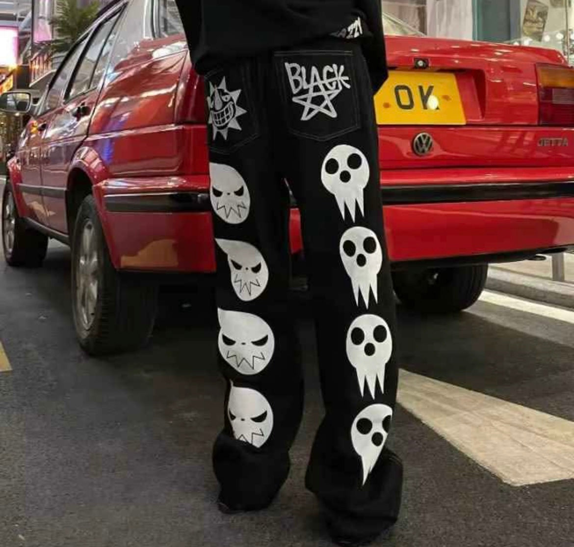 [VERY RARE] Black Soul Eater Jeans | Rare Finds Fits