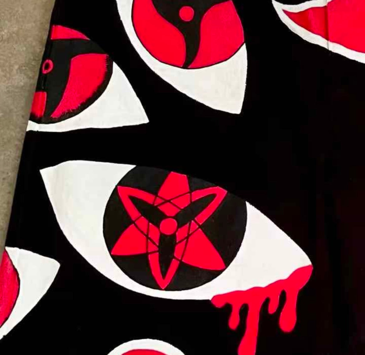 [VERY RARE] Custom Mangekyou Sharingan Jeans | Rare Finds Fits