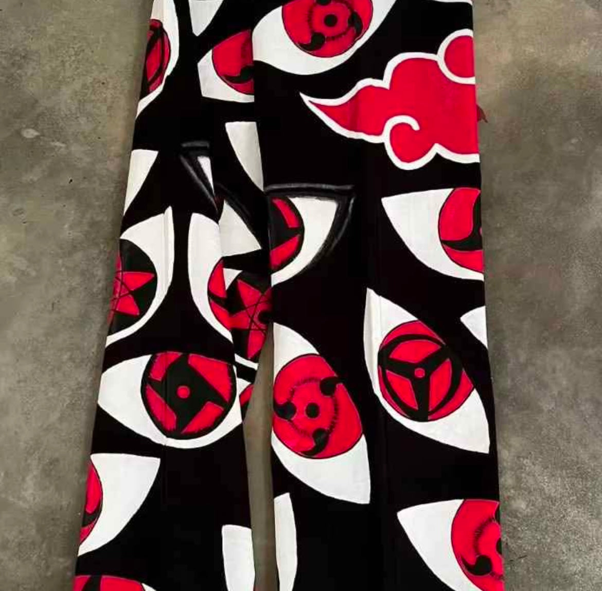 [VERY RARE] Custom Mangekyou Sharingan Jeans | Rare Finds Fits