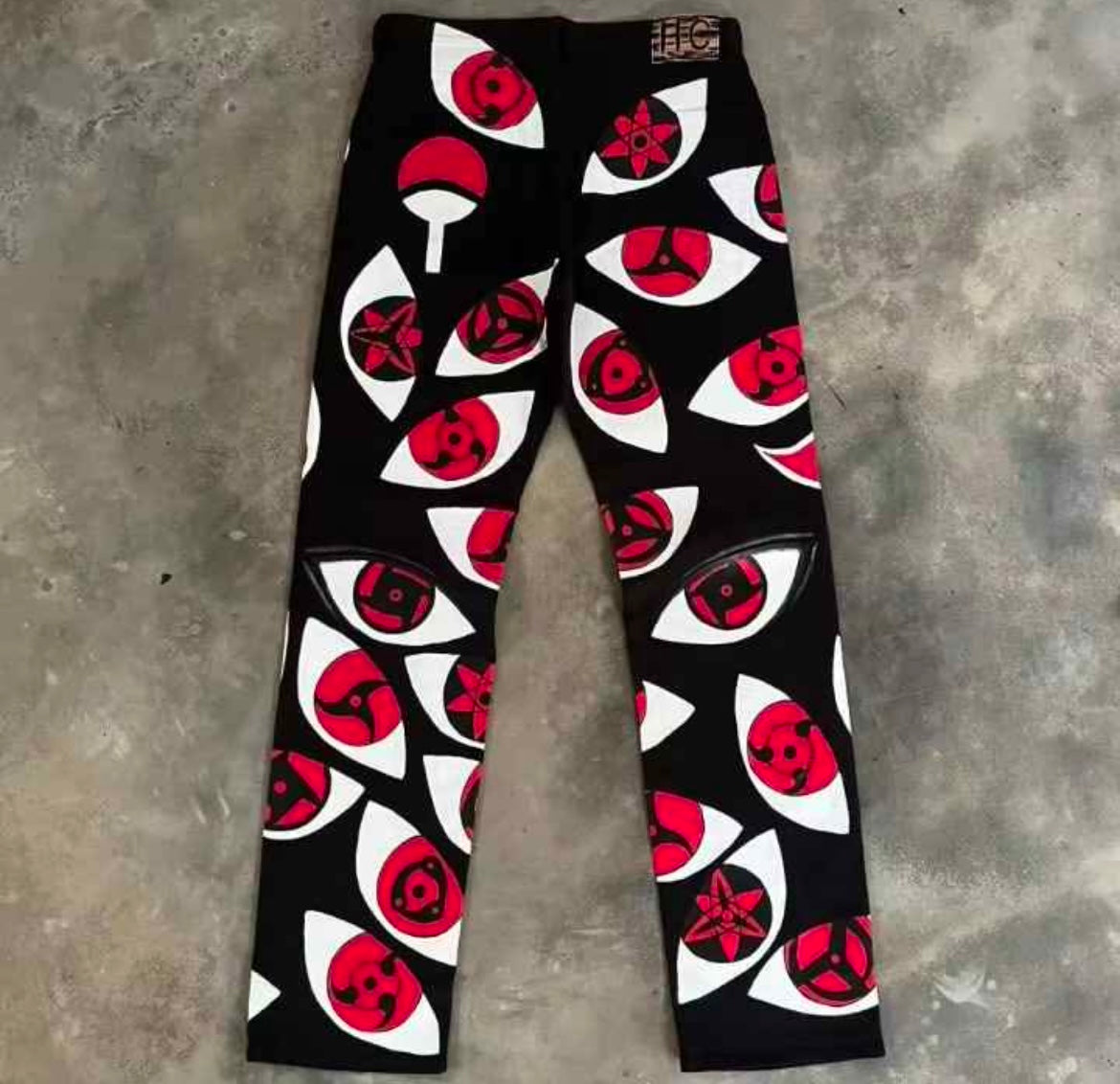 [VERY RARE] Custom Mangekyou Sharingan Jeans | Rare Finds Fits