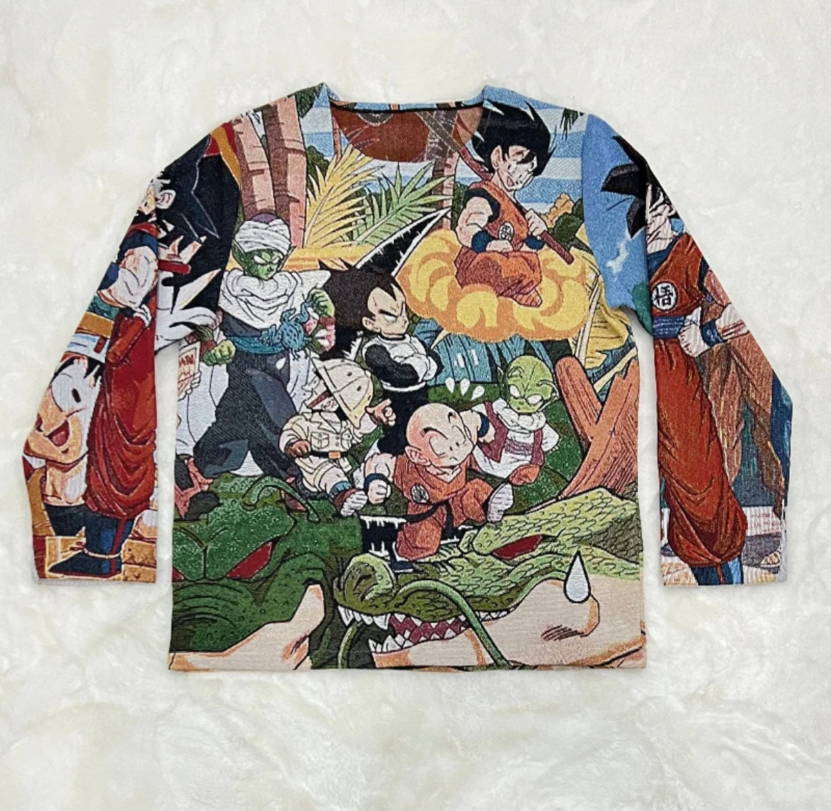 [VERY RARE] Tapestry Goku Mid Sweater | Rare Finds Fits