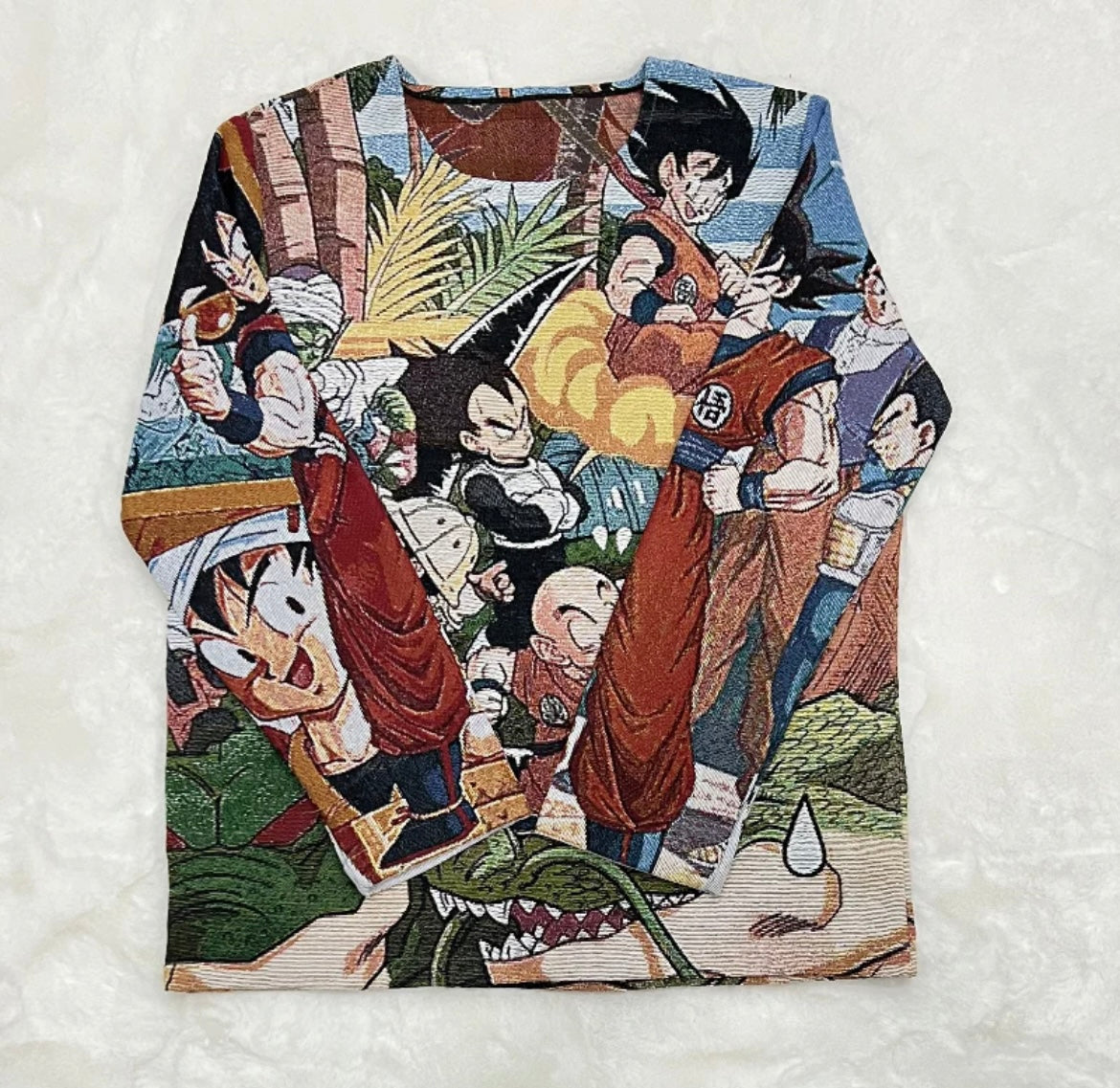 [VERY RARE] Tapestry Goku Mid Sweater | Rare Finds Fits