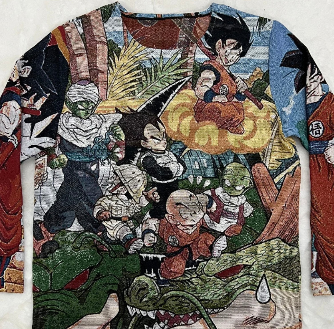 [VERY RARE] Tapestry Goku Mid Sweater | Rare Finds Fits