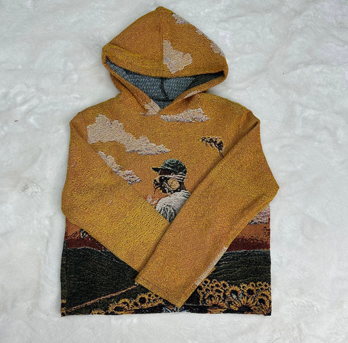 [VERY RARE] Tapestry Tyler The Creator Hoodie | Rare Finds Fits