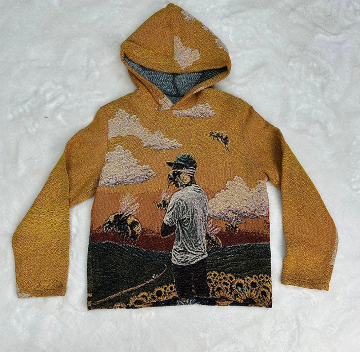 [VERY RARE] Tapestry Tyler The Creator Hoodie | Rare Finds Fits