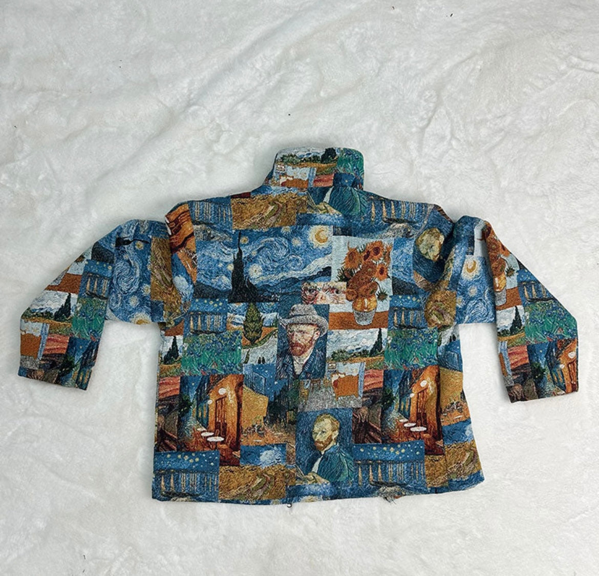 [VERY RARE] Tapestry Van Gogh Starry Night Jacket | Rare Finds Fits