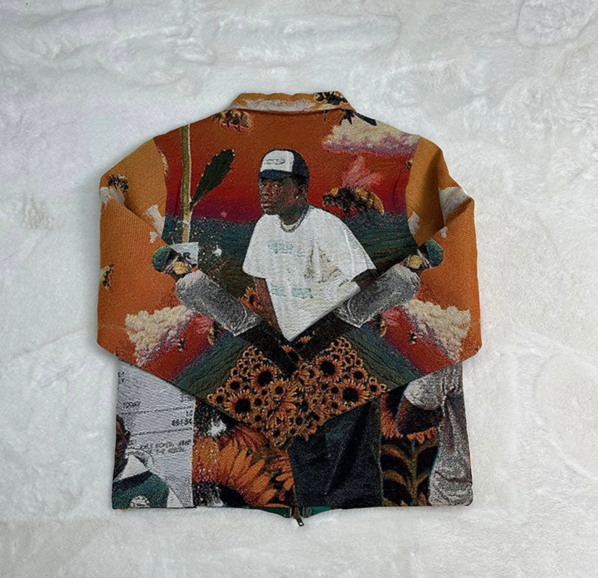 [VERY RARE] Tapestry Tyler The Creator Flower Boy Jacket | Rare Finds Fits