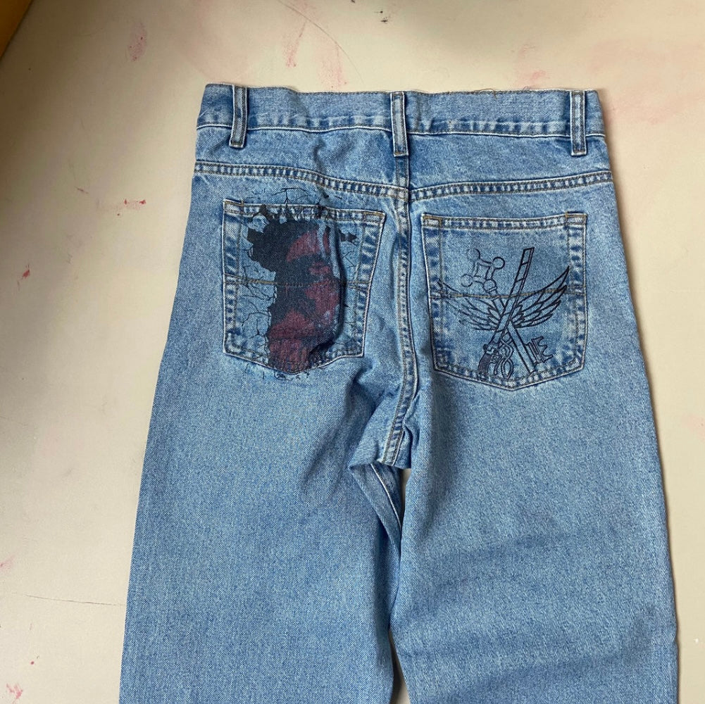 [VERY RARE] Custom Anime AOT Eren Jeans | Rare Finds Fits