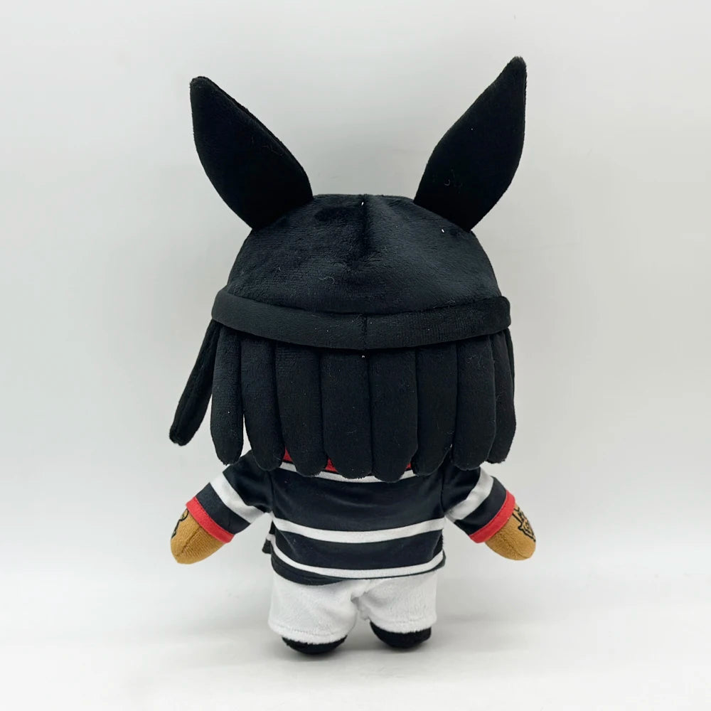 Hello Kitty Playboi Carti with Black Rabbit Hat Plush Doll Figure Stuffed Toys Cute Boys Girls Christmas Gift