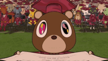 [VERY RARE] The Old Kanye Graduation Teddy Bear Mirror | Rare Finds Fits